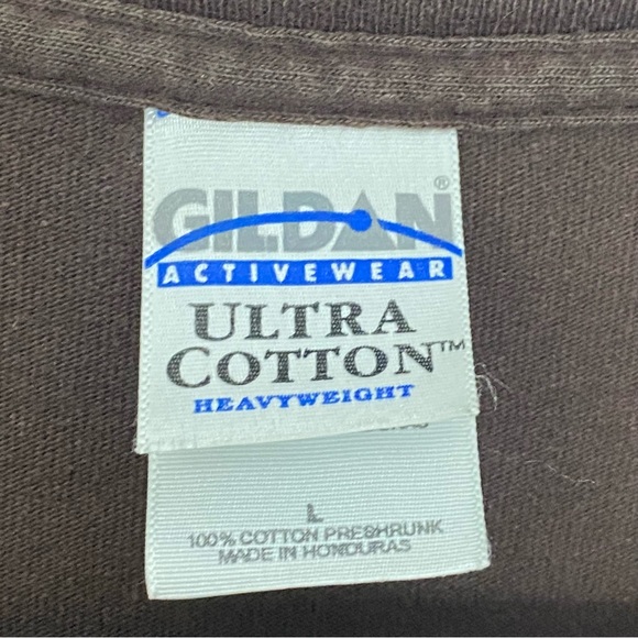 Vintage 2004 Native American & Horse Men’s Brown Short Sleeve T Shirt Size Large - Picture 5 of 6